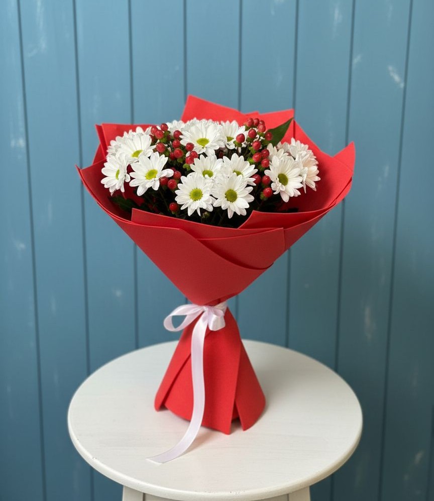 Букет цветов из: Хризантемы в Когалыме