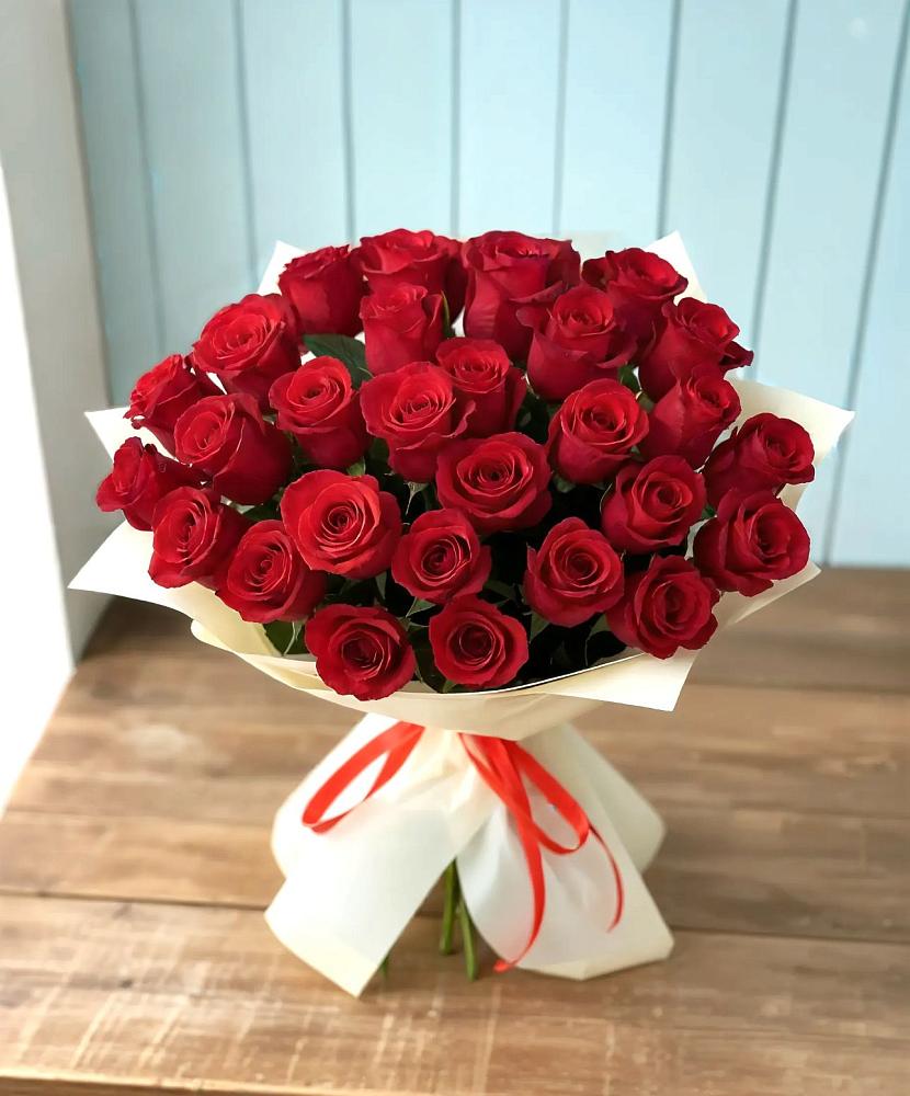 Букет 29 Красных роз в Когалыме