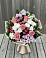 Букет цветов из: Альстромерии, Гвоздики, Розы и Хризантемы в Когалыме