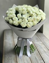 Букет 35 Белых роз в Когалыме