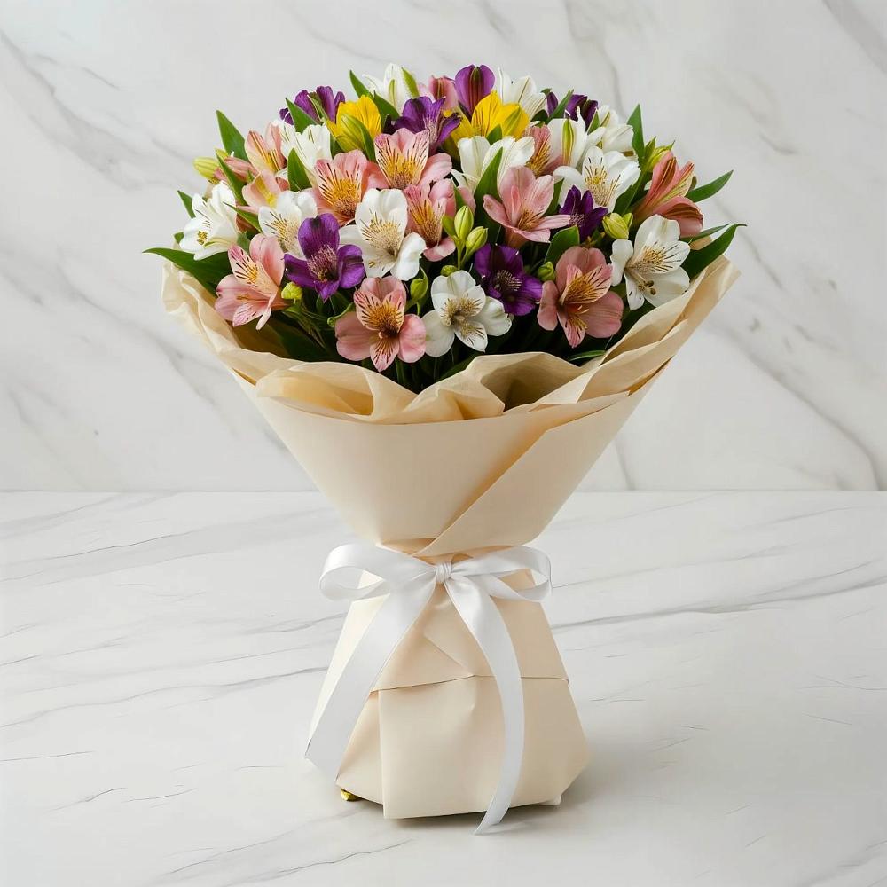 Букет цветов из: Альстромерии в Когалыме
