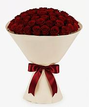 Букет 101 Бордовая роза Блэк Бакарра в Когалыме
