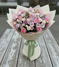 Букет цветов из:  Розы и Хризантемы #REPLACE_PRED# Когалыме
