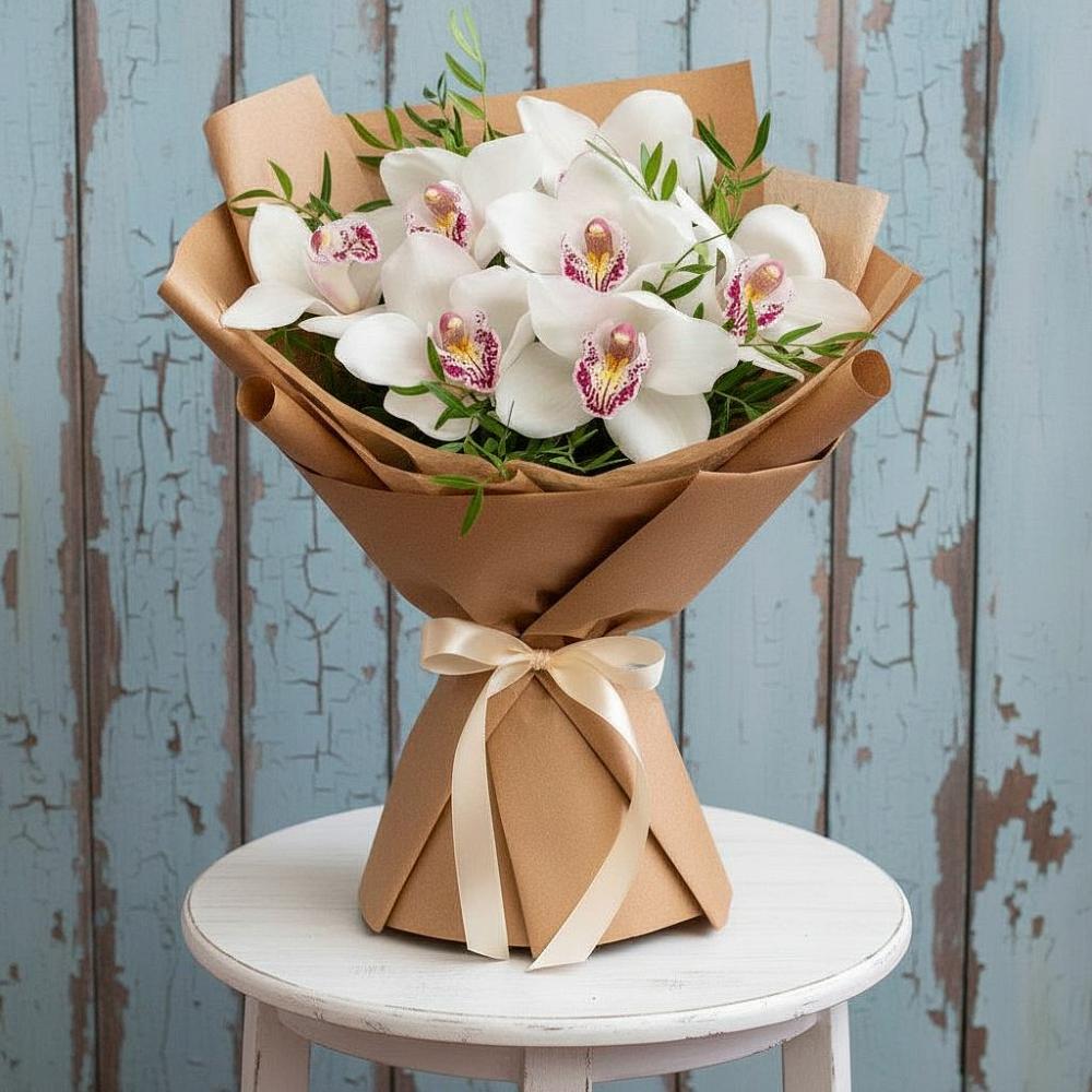 Букет цветов из: Орхидеи и Розы в Когалыме