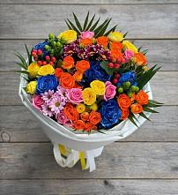 Букет цветов из:  Розы и Хризантемы в Когалыме