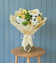 Букет цветов из:  Хризантемы и Розы #REPLACE_PRED# Когалыме