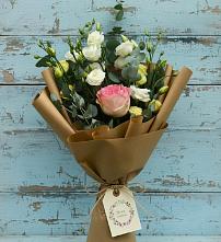 Букет цветов из:  Розы и Лизиантусы #REPLACE_PRED# Когалыме