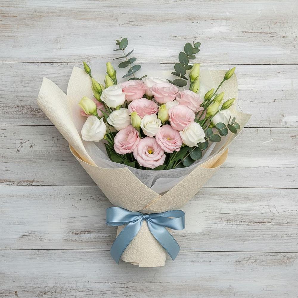 Букет цветов из: Лизиантусы в Когалыме